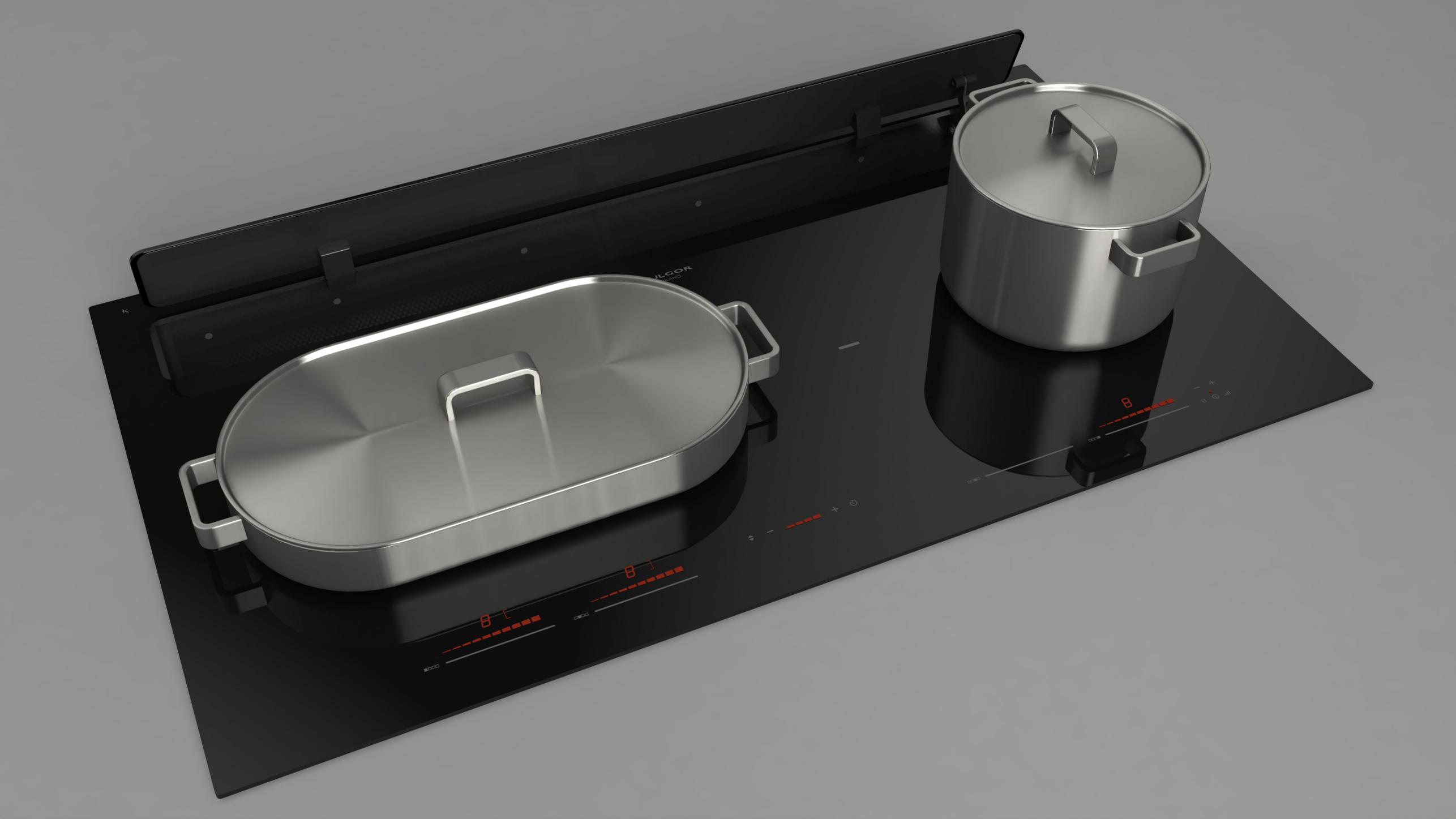INDUCTION HOB WITH REAR VENTING Fulgor Milano